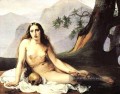 La pénitent Magdalene femelle Nu Francesco Hayez